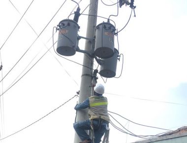 Thi công trạm điện hạ thế 07