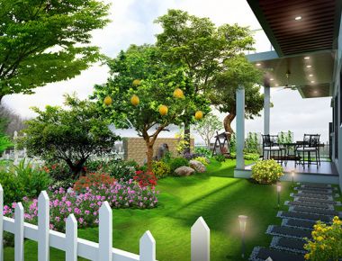 Thi công sân vườn 04