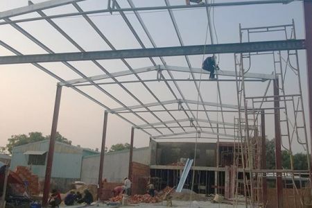 Thi công xây dựng nhà xưởng 2