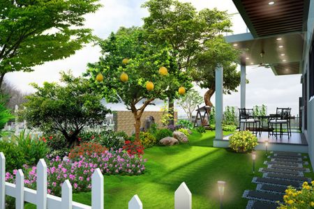 Thi công sân vườn 04